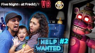 FIVE NIGHTS at FREDDY's HELP WANTED #2! Mom Plays & We GLITCHED the GAME! (FGTEEV FNAF Real Life?)