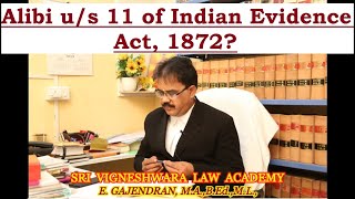 Alibi u/s 11 of Indian Evidence Act, 1872? | TAMIL