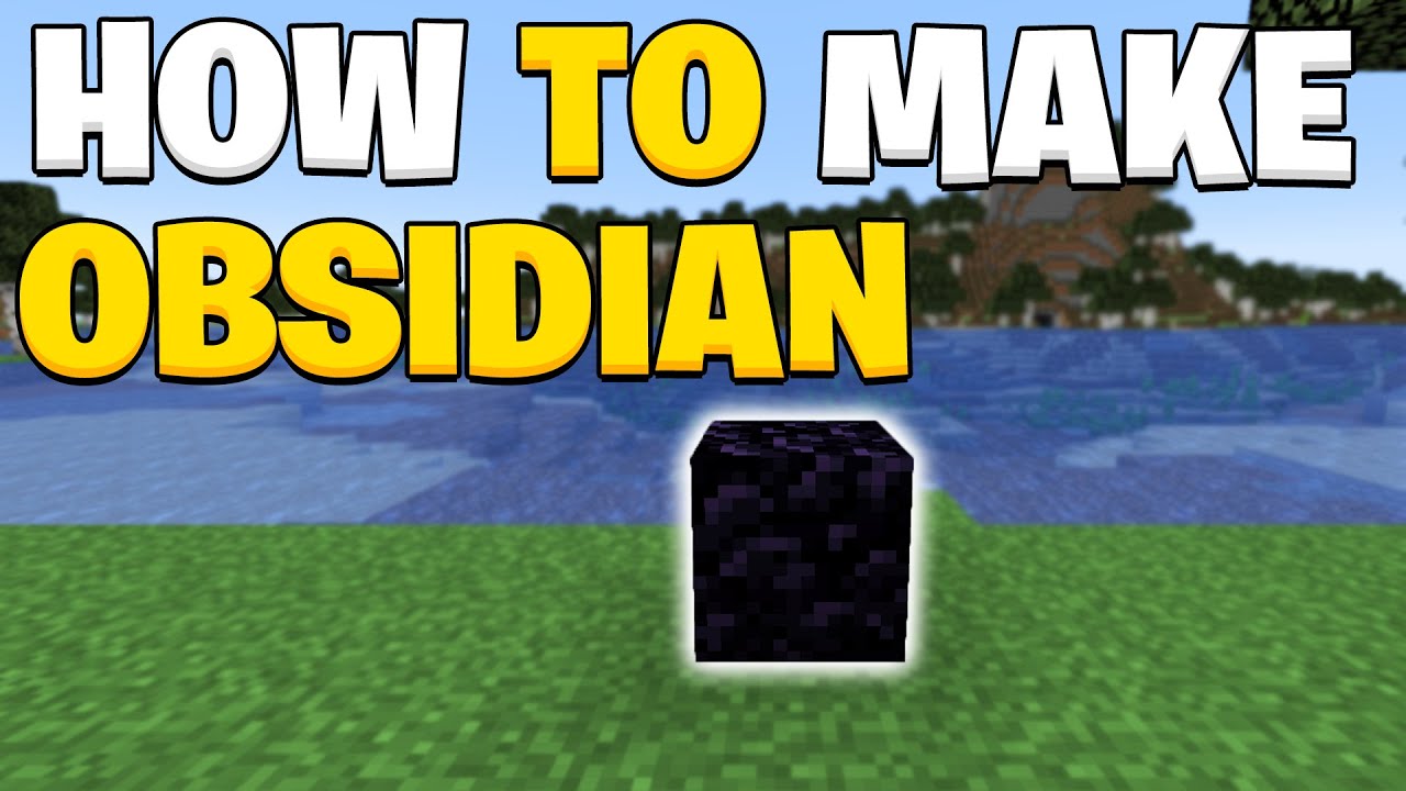 How To Make Obsidian In Minecraft 1 21 Youtube