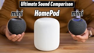 HomePod Mini's vs HomePod - Ultimate Sound Comparison!