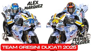 MotoGP Lounching Team Gresini Racing 2025 🔥 Alex Marquez - Fermin Aldeguer 🔥 Live Show