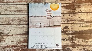 A Summer Scene for July’s Calendar Page by Jo Rice - A Lavinia Stamps Tutorial