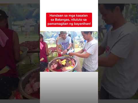 Handaan sa mga baysanan o kasalan sa Batangas, niluluto… bayanihan style! Kapuso Mo, Jessica Soho