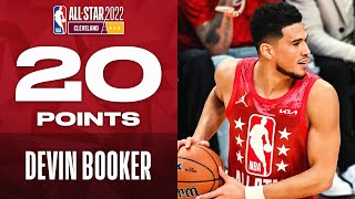 Devin Booker Shines at All-Star With 20 PTS for Team Durant 🌟