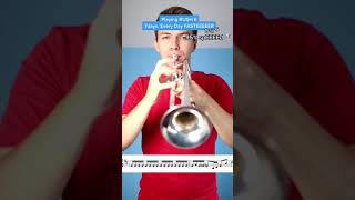 Rush E But Played on Trumpet - Day 6, 95% SPEED