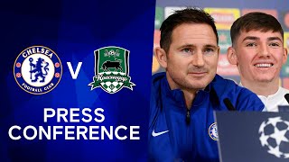 Frank Lampard & Billy Gilmour Live Press Conference: Chelsea v FC Krasnodar | Champions League