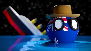 AUSTRALIA REBUILDS THE TITANIC | Countryballs Animation