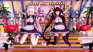 【ネコぱらMMD】ショコラちゃん＆バニラちゃんで『アイドル新鋭隊』【4K 60fps h265】(ネコぱら/Nekopara)