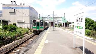 701系5000番台羽前千歳発車