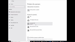 How to install lexmark s301 printer on Windows 10 manually using \