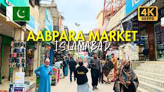 🇵🇰 Aabpara Market Islamabad STUNNING Walking Tour in 4K 60FPS