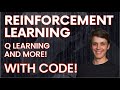 Modern Reinforcement Learning Tutorial, with Python Code!