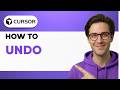 How to Undo in Cursor AI [2026 Full Guide]