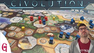 CIVOLUTION - Tutorial and comments - Develop your civilization by rolling dice - BOARD GAME - OnT...