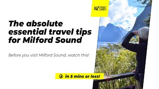 🗺️ The absolute essential travel tips for Milford Sound NZ - NZPocketGuide.com