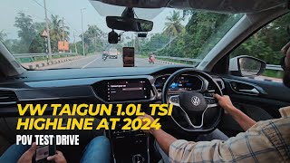 2024 VW TAIGUN Topline AT | 1.0L | 114bhp | POV TEST Drive