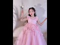 Chic / Beautiful Blushing Pink Appliques Birthday Flower Girl Dresses