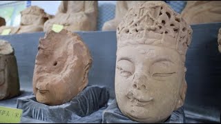 800 Cultural Relics Unearthed at Stone Buddha Caves