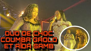 Oh ndeysane Aida Samb débarque en surprise au show de Coumba Gawlo et chauffe le public avec sa voix