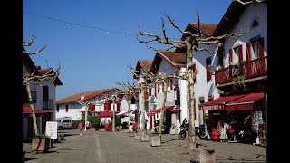 Espelette the French Basque village known for its hot chili peppers (piments d’Espelette)