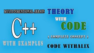 Introduction to Multidimensional Arrays With Example in (Urdu/Hindi) | 2022 Tutorial |