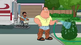 Family Guy - Joe takes Cleveland's legs Illegally.