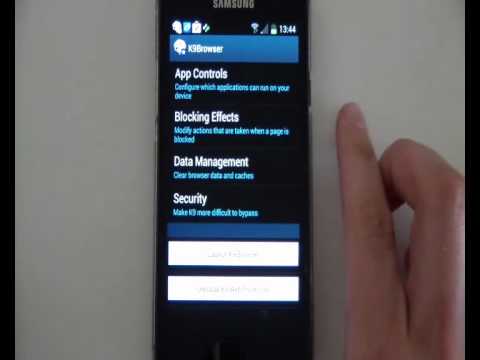 Protecting an Android phone / tablet with K9 web browser Protecting an Android phone / tablet with K9 web browser