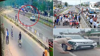 Huge traffic jams in Jalandhar after police officer’s vehicle runs 2 girls over