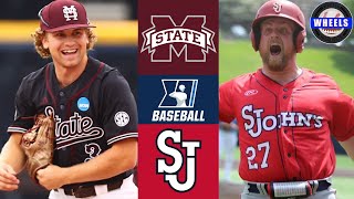 Mississippi State vs St. John's | Regionals Elimination Game | 2024 College Baseball Highlights