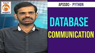 Database Communication, Epi 1 | Python Training Program | APSSDC | Mana TV