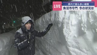 【中継｜魚沼市守門】「心の準備が必要だ...」午後5時時点での最新積雪は239cm【新潟】 スーパーJにいがた2月4日OA