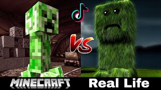 #93 Tik Tok Minecraft - Minecraft Trong Game Và Đời Thực Khác Nhau Như Thế Nào ???