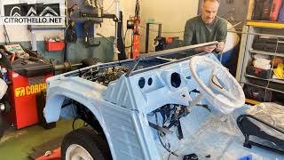 CITROEN MEHARI 1972 602cm3 RESTAURATION TOTALE 06.   #mehari #citroenmehari #citroën2cv #oldtimer