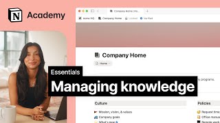 Managing knowledge