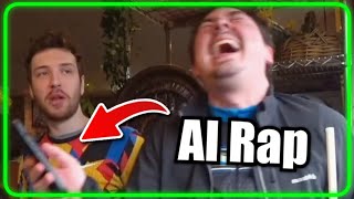 AbroadInJapan loses it reading AI generated rap about CdawgVA
