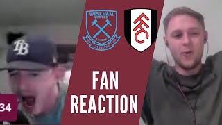 FAN REACTION: LATE SOUCEK WINNER AS LOOKMAN MISSES A PENALTY | West Ham vs Fulham