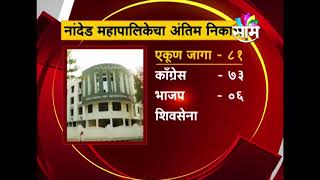 Nanded Civic Polls Results : Final Tally