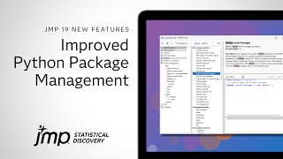 Enhanced Python Integration & Workflow Efficiency in JMP 19