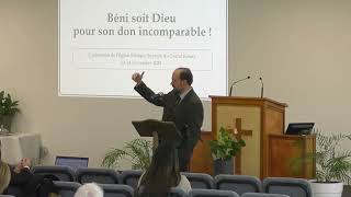 2 Corinthiens 9.15 Béni soit Dieu pour son don incomparable! Louons Dieu pour le don de Jésus !