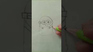 How to draw minion 👌🏻