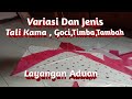 Lima jenis Tali Kama | Goci| | TImba | Tambah