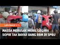 Gak Bayar Usai Isi Bensin, Mobil Merah Ini Dikejar dan Dirusak Massa | Liputan 6