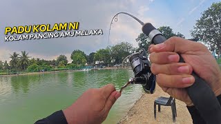 Gasak Pertama Kali Masuk Kolam Ni #53 KOLAM PANCING AMJ MELAKA