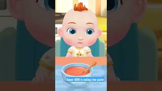Super JOJO is eating rice paste #animated #animation #superjojo #jojo #rice #jojos #games #play