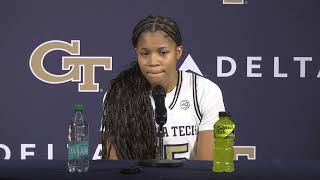 GTWBB - Kara Dunn postgame press conference vs. Virginia Tech - Jan. 9, 2025