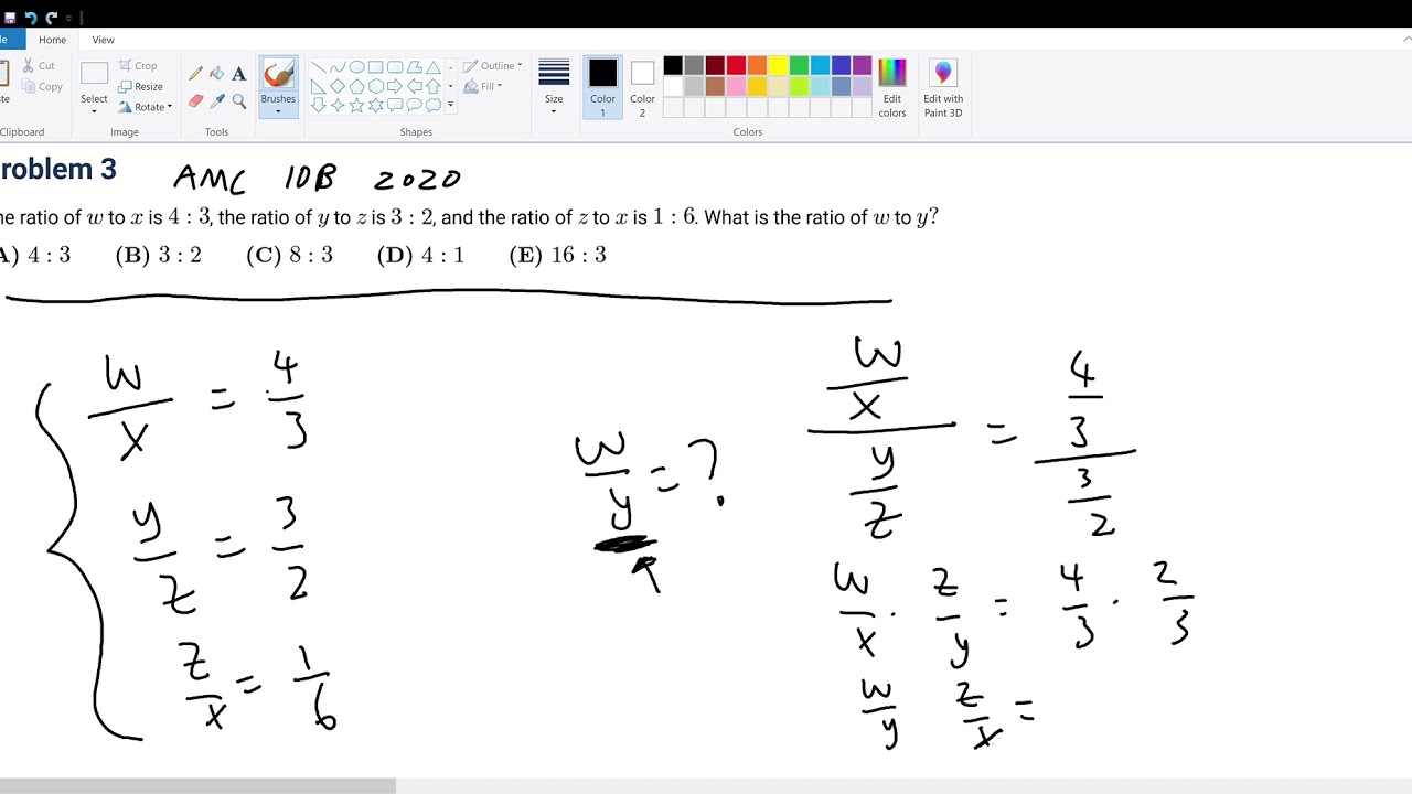 AMC 10B 2020 Problem 3 - YouTube