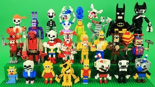 Custom LEGO Action Figures| FNAF, Simpsons, Undertale, BATIM, Cuphead, Hell Boy, Batman