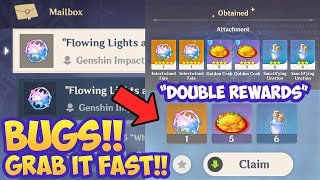 [[ FIXED!! ]] BUGS, DOUBLE REWARDS!! Flowing Lights & Colors Lantern Rite Gifts Genshin Impact