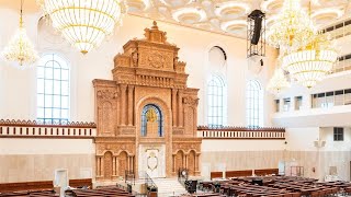 Assembling the Viznitz Aron Kodesh | בניית ארון הקודש המפואר בהיכל בית המדרש החדש של חסידות ויז'ניץ