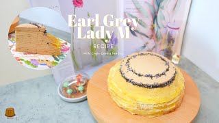 伯爵茶千層蛋糕 Earl Grey Mille Crepe Cake Lady M アールグレイティーレイヤーケーキ 얼 그레이 티 레이어 케이크 Pastel de capas- ZZZ Cafe